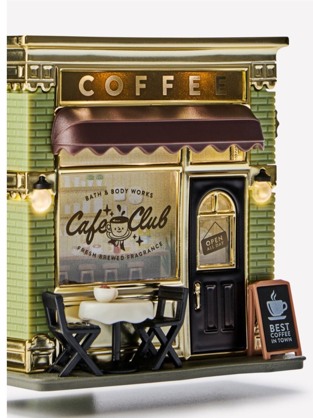 Bath & Body Works Coffee Shop Projector Nightlight Wallflowers Fragrance Plug